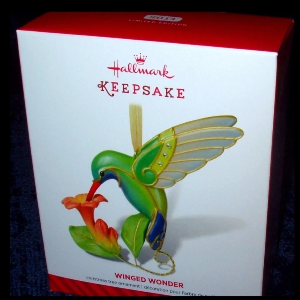 Hallmark Keepsake Ornament Lot Of Two Tiger Lily Fairy And Winged Wonder New